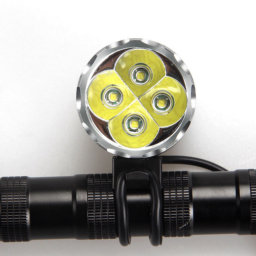 High power T6 L2 bicycle light 4T6 bicycle headlight tail light 4800LM bright mountain bike light