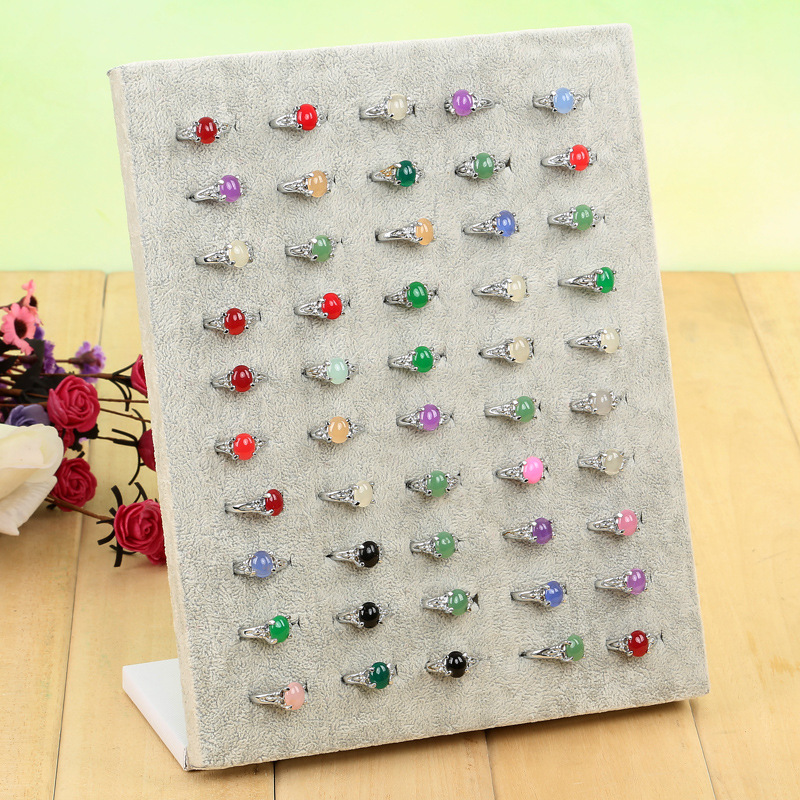 Yingyuan Craft L-shaped Inclined Ring Display Rack Jewelry Rack Jewelry Rack Jewelry First