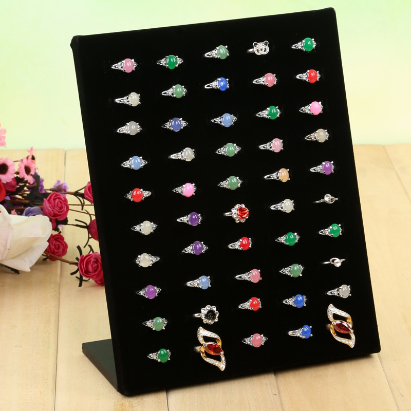 Yingyuan Craft L-shaped Inclined Ring Display Rack Jewelry Rack Jewelry Rack Jewelry First