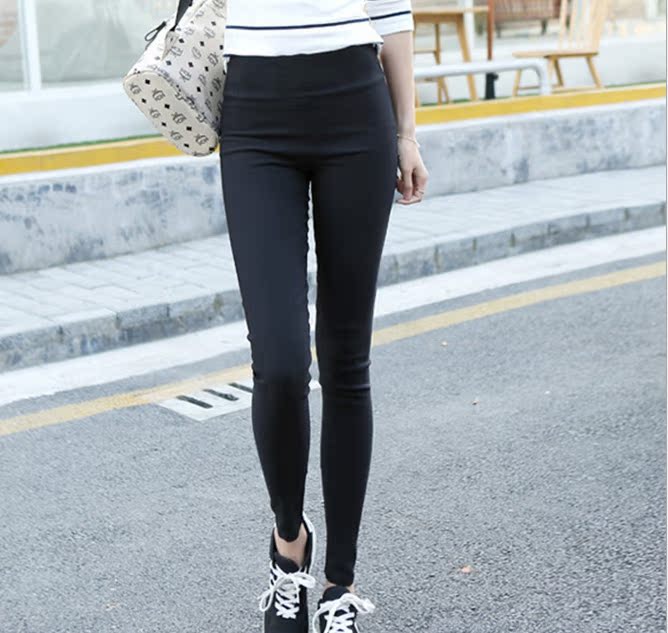 New Korean fashion leggings ladies pencil pants large size back pocket leggings women's Yiwu manufacturers