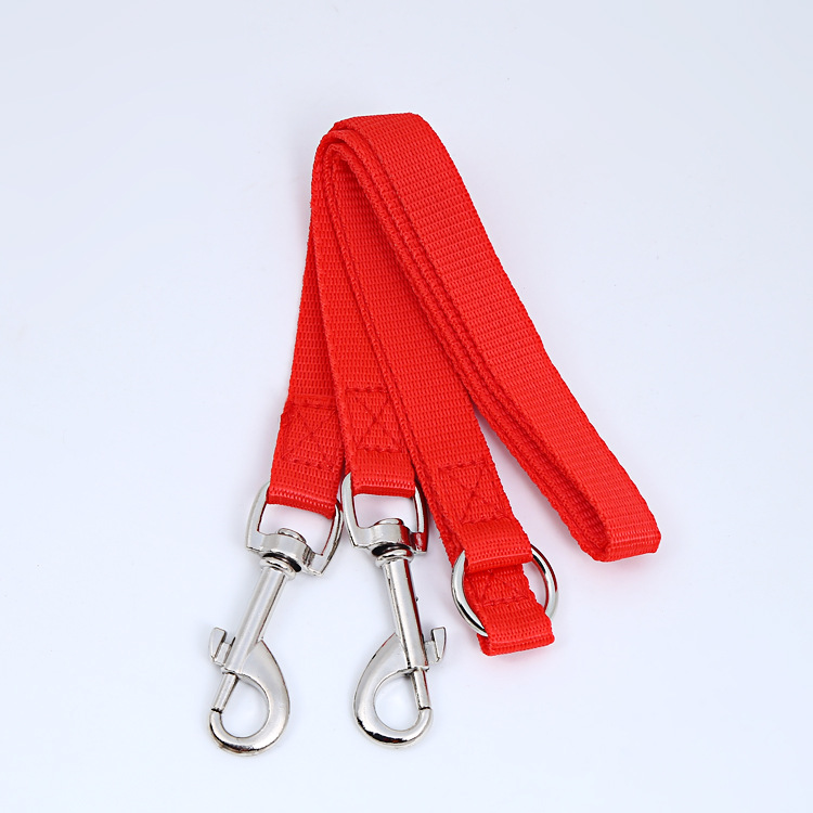 Pet Leash Direct Sale Durable Multi-Color Dual-Head Leash for Dogs, Two Dogs Walking Leash