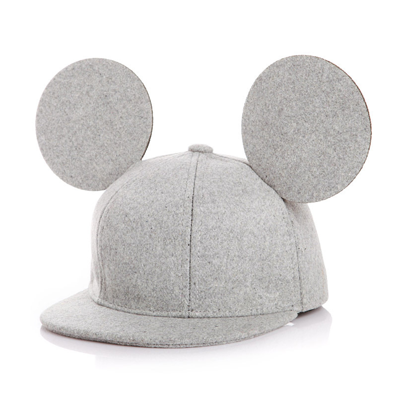 icap/south china autumn and winter big ears can be bent at will hip hop hat cartoon parent-child fashion baseball cap