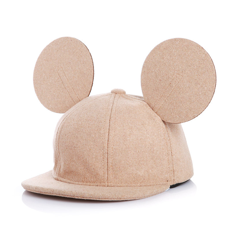 icap/south china autumn and winter big ears can be bent at will hip hop hat cartoon parent-child fashion baseball cap