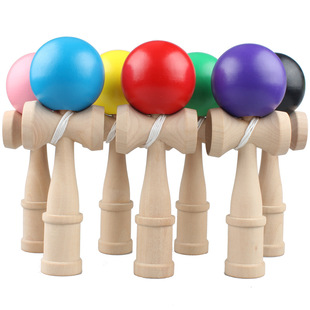 Children's fitness leisure wooden educational toys wholesale sword ball gift wooden skill ball wholesale