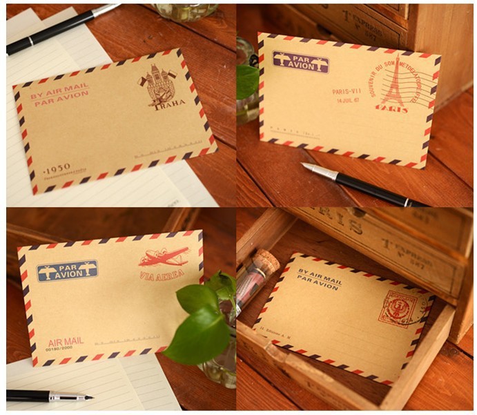 Creative stationery retro British style Mini envelope European classical Kraft paper envelope cute small envelope in stock