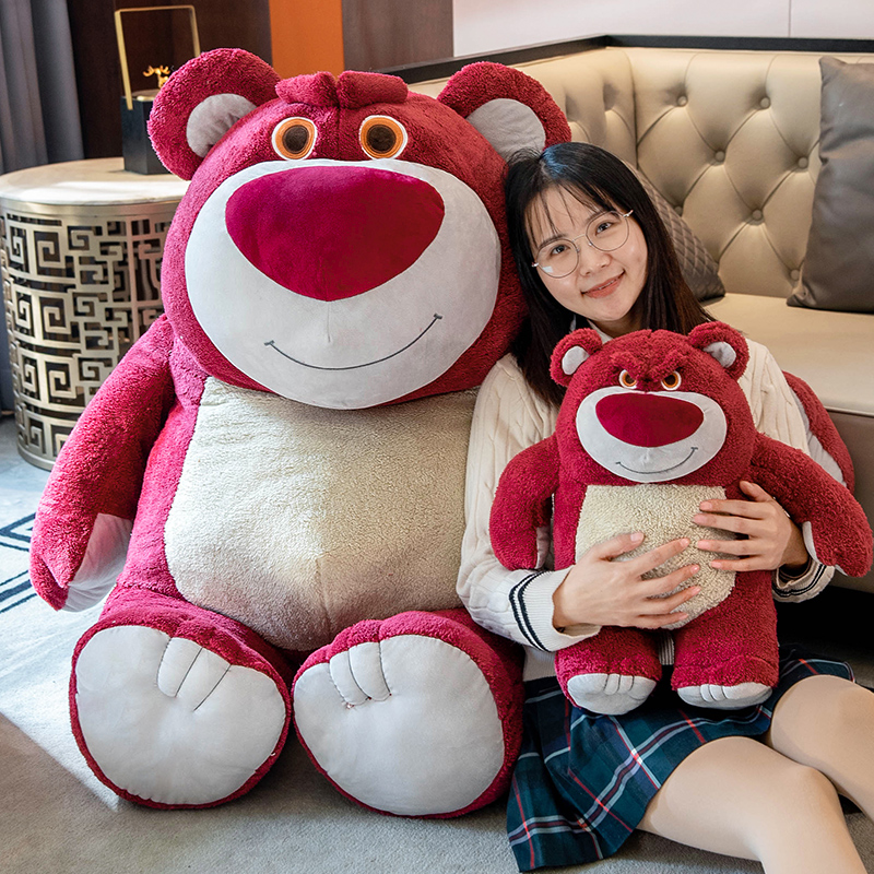 Oversized strawberry bear plush toy story fragrance soothing doll Big Doll Girl Valentine's Day gift doll