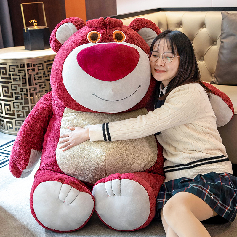 Oversized strawberry bear plush toy story fragrance soothing doll Big Doll Girl Valentine's Day gift doll