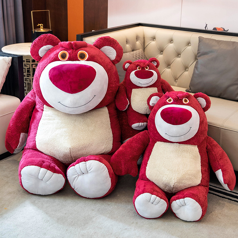 Oversized strawberry bear plush toy story fragrance soothing doll Big Doll Girl Valentine's Day gift doll