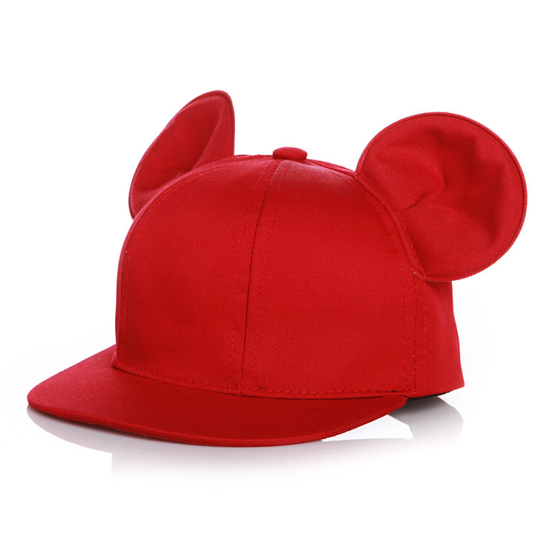 icap/south china cartoon baseball cap han chao spring and autumn baby cap parent-child big ears mickey hip-hop cap