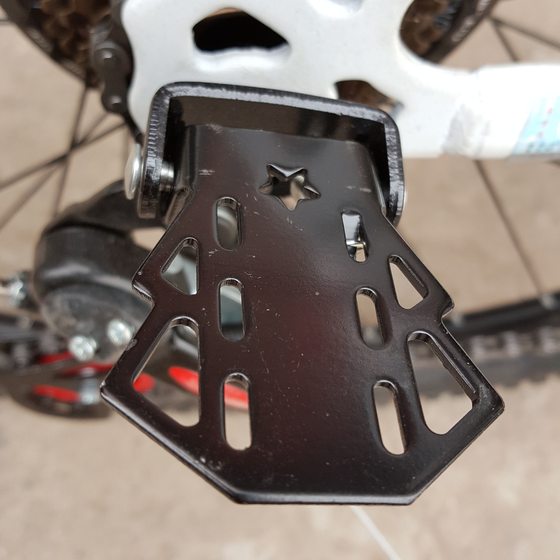 Mountain bike thickened steel folding pedal children's balance board 99 type riding accessories