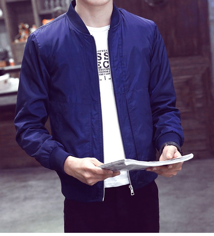 Amazon Spring and Autumn Men's Jacket Men's Youth Jacket Korean Baseball Suit Flying Suit Thin Daifa Southeast Asia