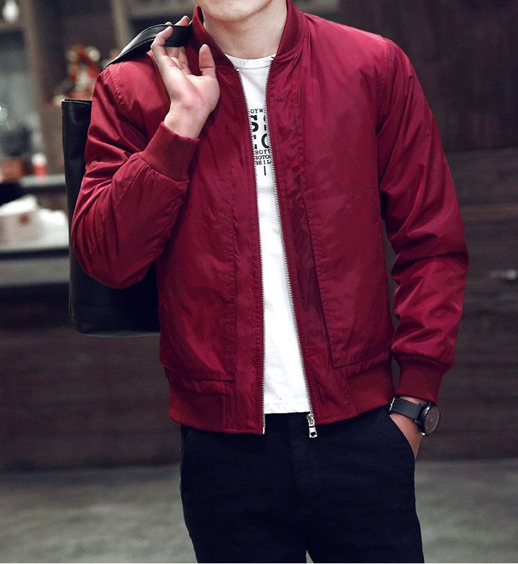 Amazon Spring and Autumn Men's Jacket Men's Youth Jacket Korean Baseball Suit Flying Suit Thin Daifa Southeast Asia