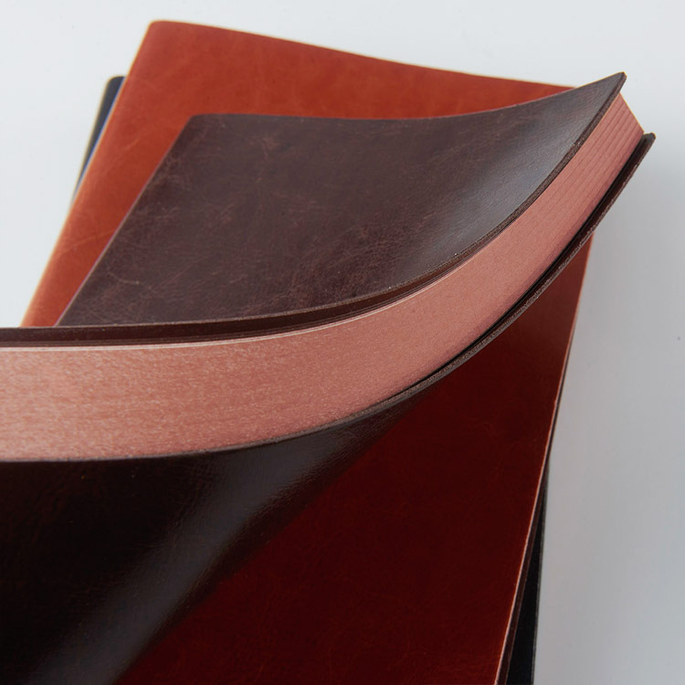Qindeli soft leather A5 Notebook wholesale notepad leather b5 notebook business notebook printed logo