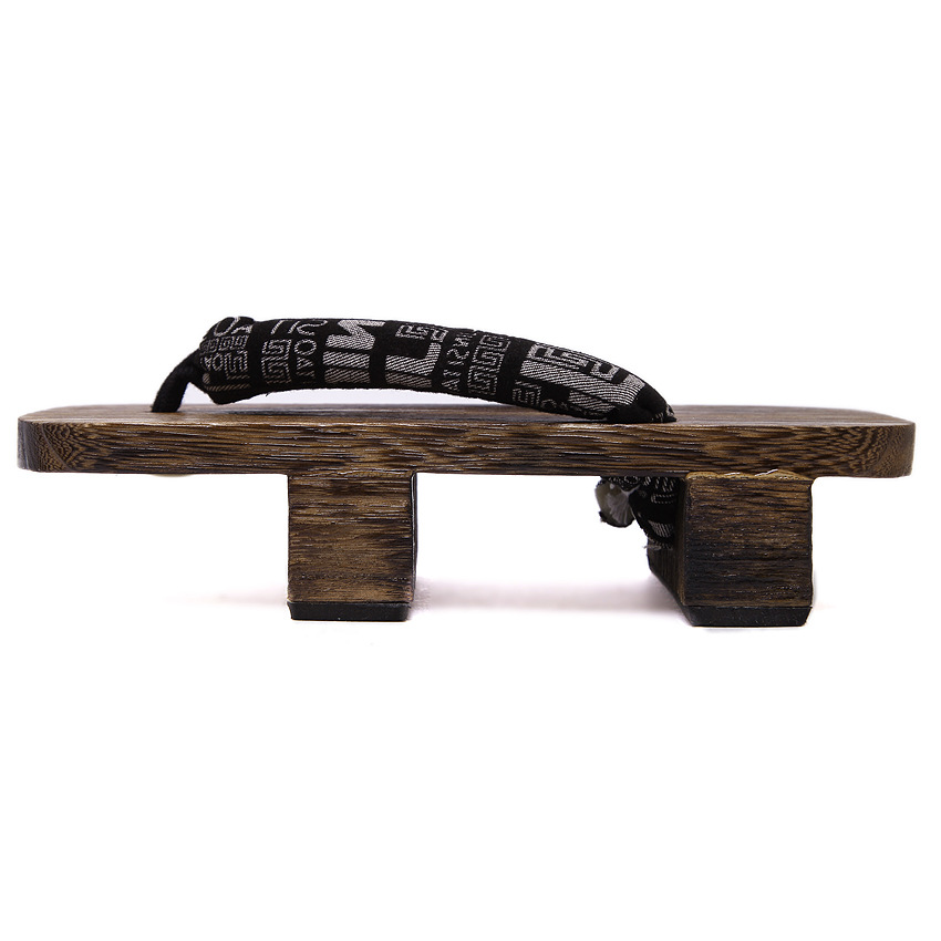 Chinese Style Wooden Slippers for Men and Women Couple Two-Tooth Wooden Slippers COS Japanese-Style Bench Wooden Slippers Kimono Clogs