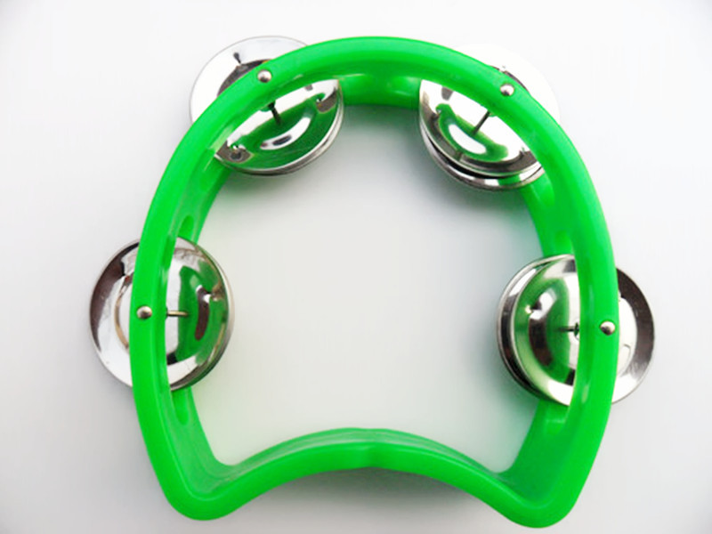 Manufacturers Orff children's percussion instruments play teaching aids plastic 4-bell ring four-bell five-star hand rattle