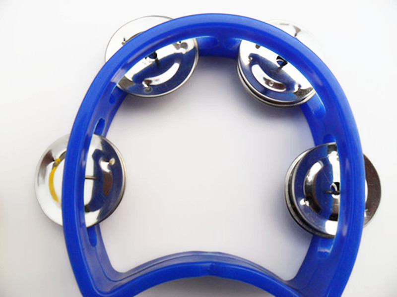 Manufacturers Orff children's percussion instruments play teaching aids plastic 4-bell ring four-bell five-star hand rattle