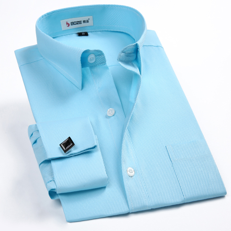 Fashion business French shirt wholesale AliExpress supply men's long sleeve shirt a batch of factory direct sales