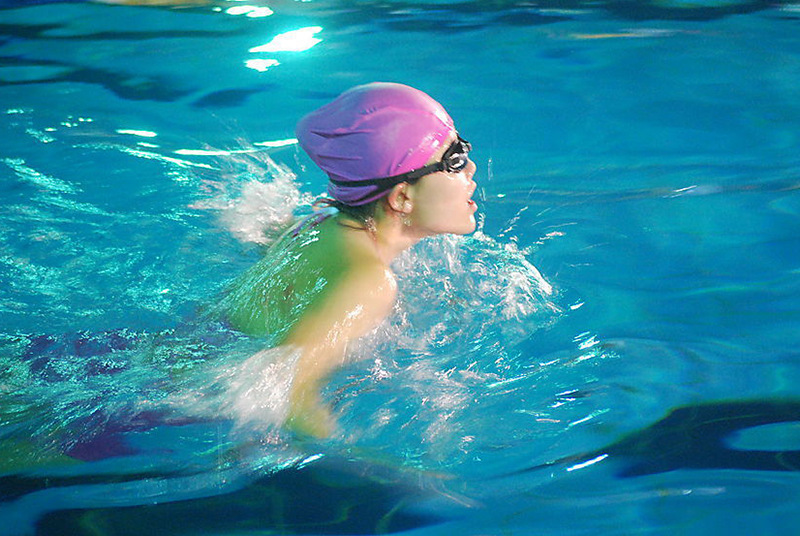 Shenyu PU swimming cap waterproof elastic swimming cap ear protection long hair men and women waterproof head multi-color