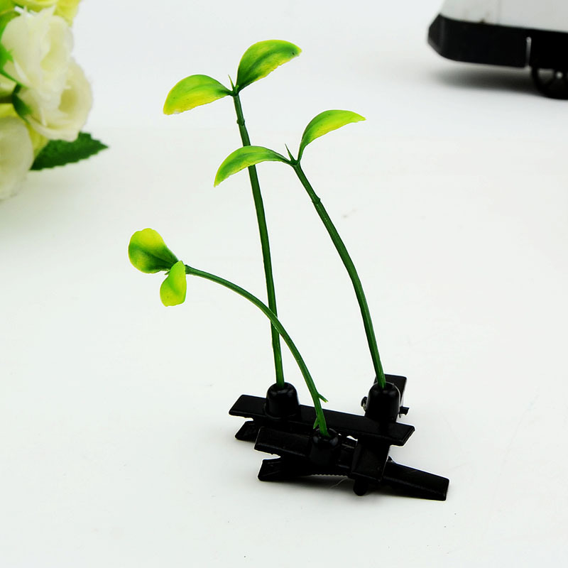 Sell cute artifact grass hairpin bean sprouts flower head long grass hairpin value long grass simulation mu head flower wholesale