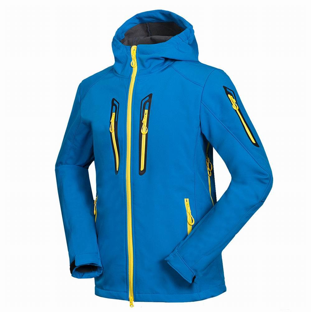 Light Edition Unlabeled Men's Outdoor Camping Mountaineering Sports Charge Clothes Composite Velvet Soft Shell Clothes