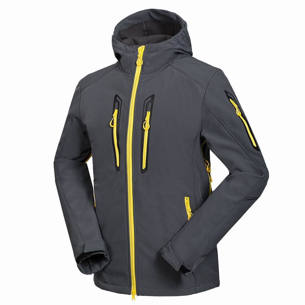 Light Edition Unlabeled Men's Outdoor Camping Mountaineering Sports Charge Clothes Composite Velvet Soft Shell Clothes