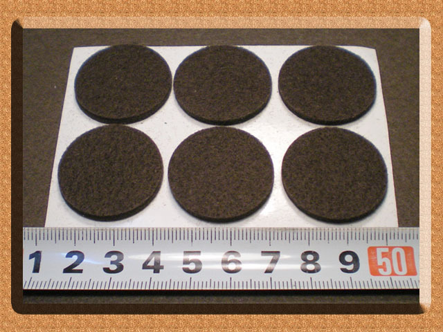 Wholesale felt foot mat furniture protection mat non-slip adhesive felt mat industrial oil-absorbing table and chair non-slip foot mat
