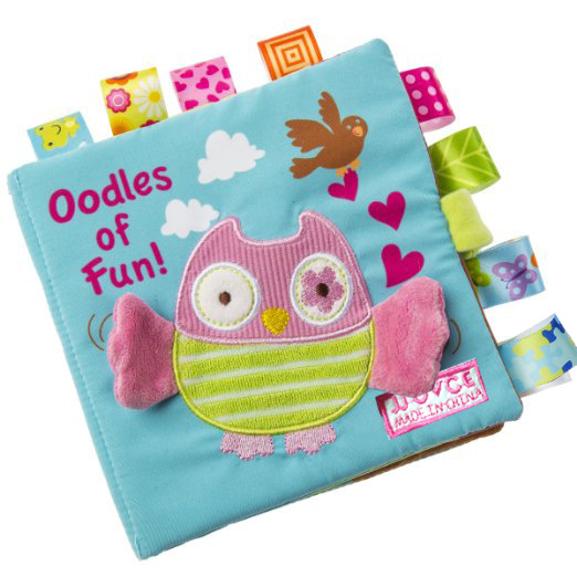 JJOVCE animal embroidery cloth book Puzzle Book Three-dimensional cloth book Baby cloth book tear cloth book after CPC inspection