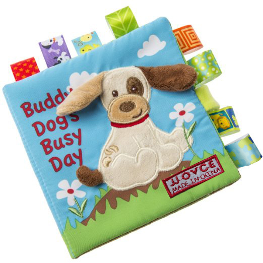 JJOVCE animal embroidery cloth book Puzzle Book Three-dimensional cloth book Baby cloth book tear cloth book after CPC inspection
