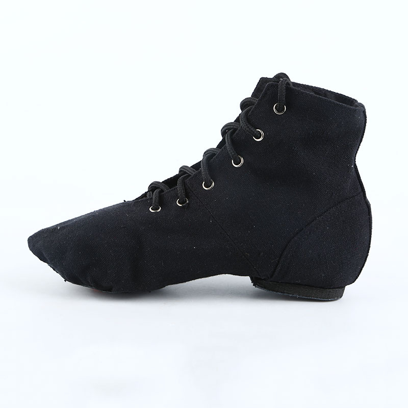 Manufacturers new high-top dance shoes soft bottom sports high-top shoes jazz shoes women's high-top canvas dance shoes wholesale