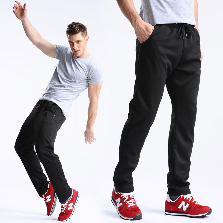 Casual Pants Men's Sports Pants Summer New Solid Color Straight Pants Men's Pants Fashion Korean Style Pants Polyester Cotton Sweatpants