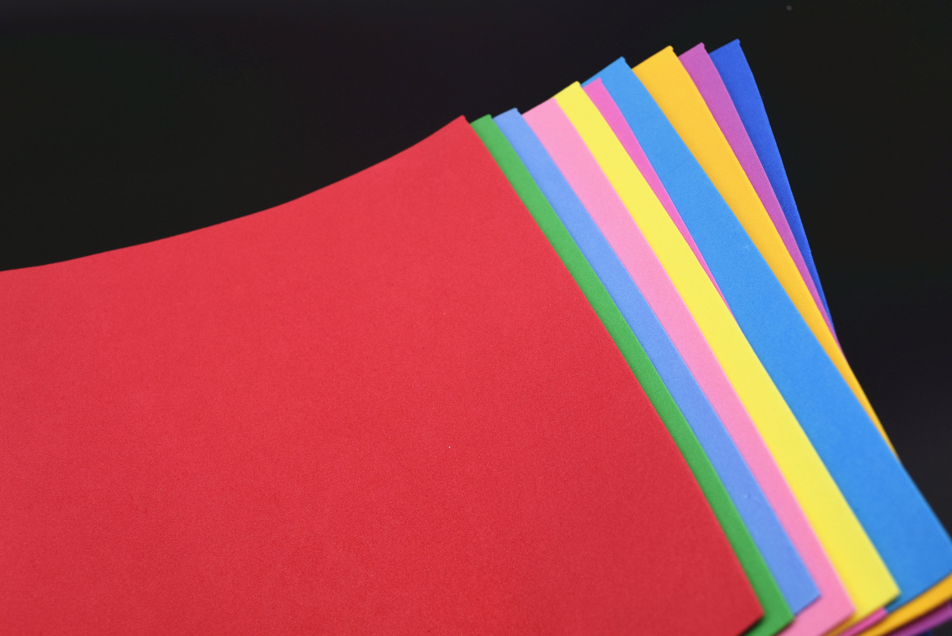 Wholesale 16K Color Sponge Paper Foam Paper Children DIY Material Embossing Device Paper