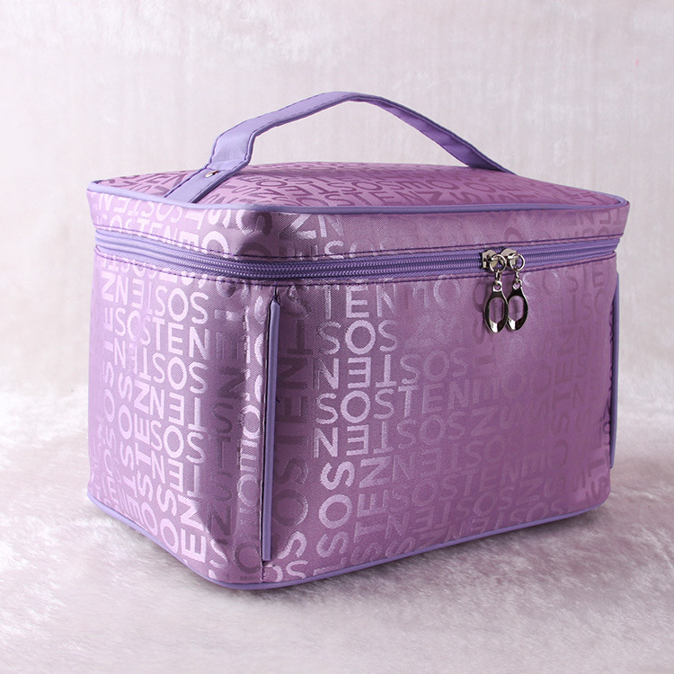 New Folding Portable Large Capacity Portable Cosmetic Storage Box Wash Bag Cosmetic Bag Women's Portable Storage Bag