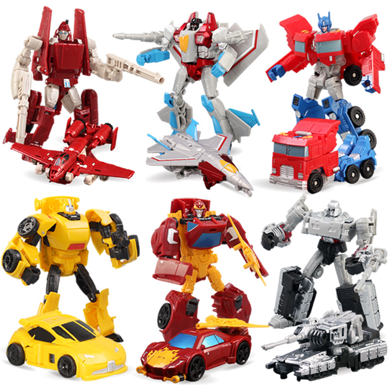 Deformation toy car children's educational model boy birthday gift robot hand-made monbudi 5501C