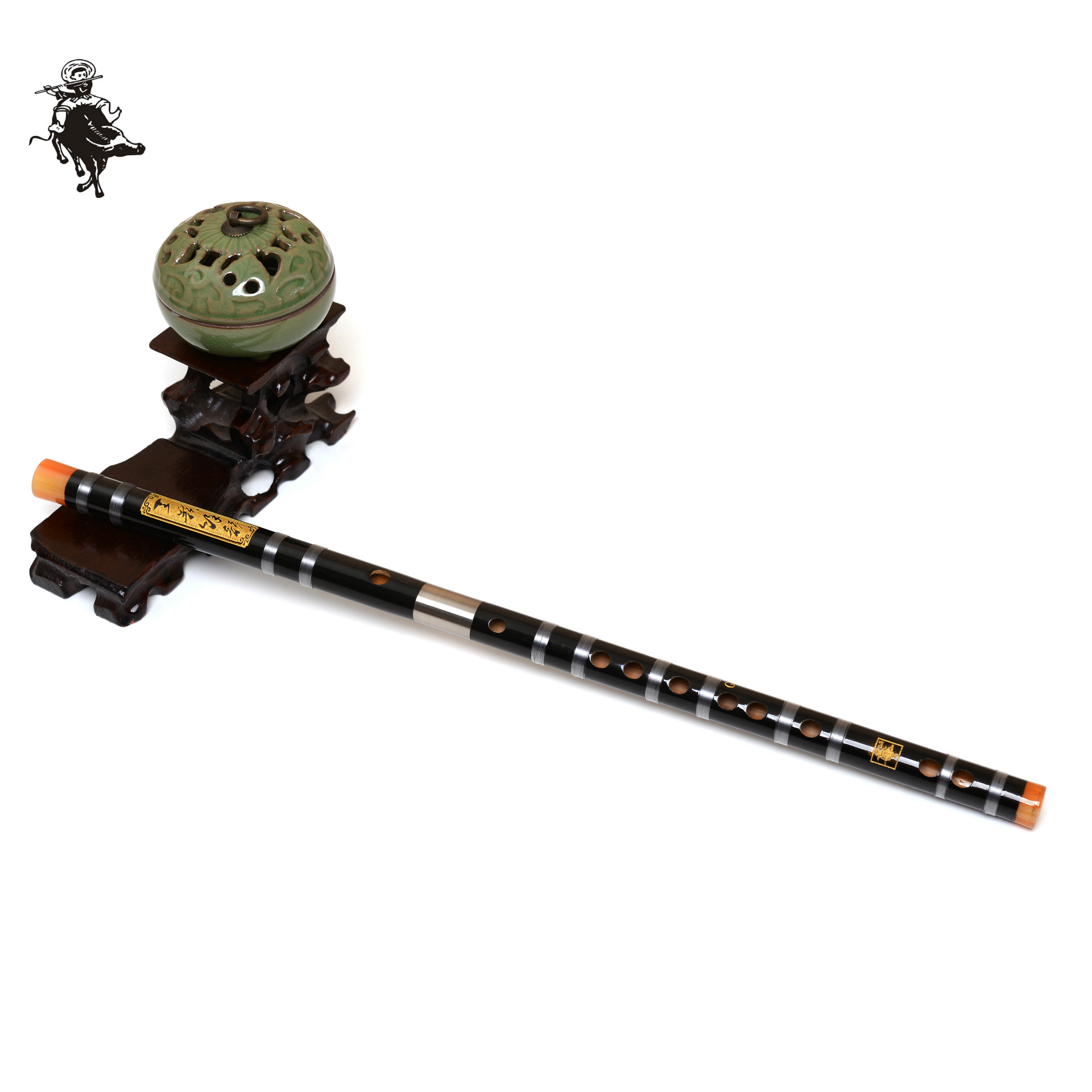 Shepherd boy refined performance professional flute/bitter bamboo/fine flute/beginner two single insert cupronickel/factory direct sales