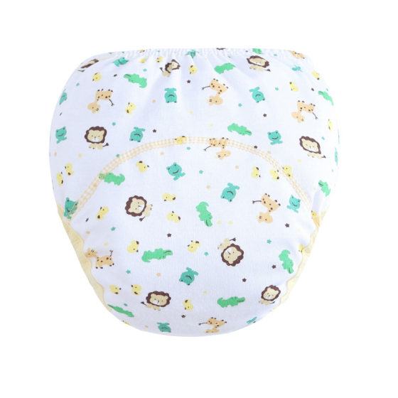 Three-layer study pants training pants cloth diaper pants printed diaper pants pull-up pants
