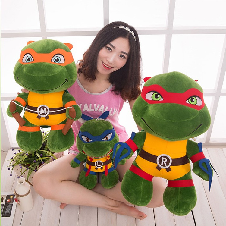 Factory direct sales of Teenage Mutant Ninja Turtles variant era plush toys Q version of Teenage Mutant Ninja Turtles dolls creative rag dolls