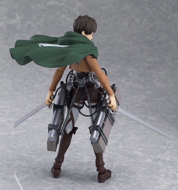 Figma207アレン进撃巨人イェーガー213兵长203三笠可动フィギュア置物|undefined