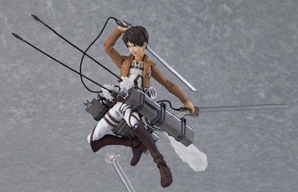 Figma207アレン进撃巨人イェーガー213兵长203三笠可动フィギュア置物|undefined