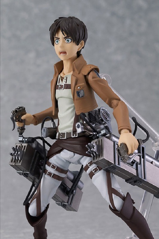 Figma207アレン进撃巨人イェーガー213兵长203三笠可动フィギュア置物|undefined
