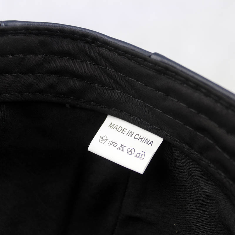 pu leather British retro solid color beret men's and women's casual forward peaked cap for spring, autumn and winter cross-border exclusive