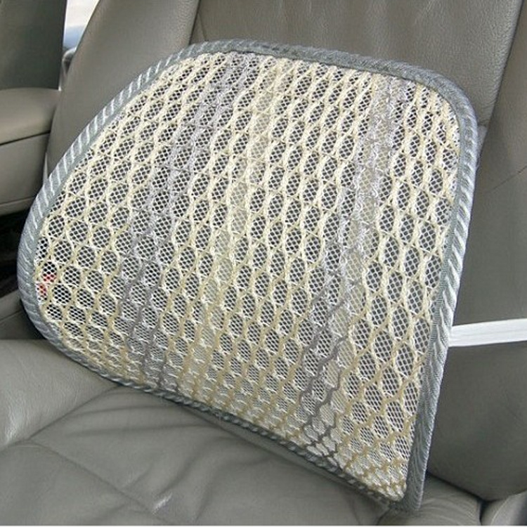 Spot supply car waist support home car dual-purpose health care waist pad cold breathable car Ice Silk waist support