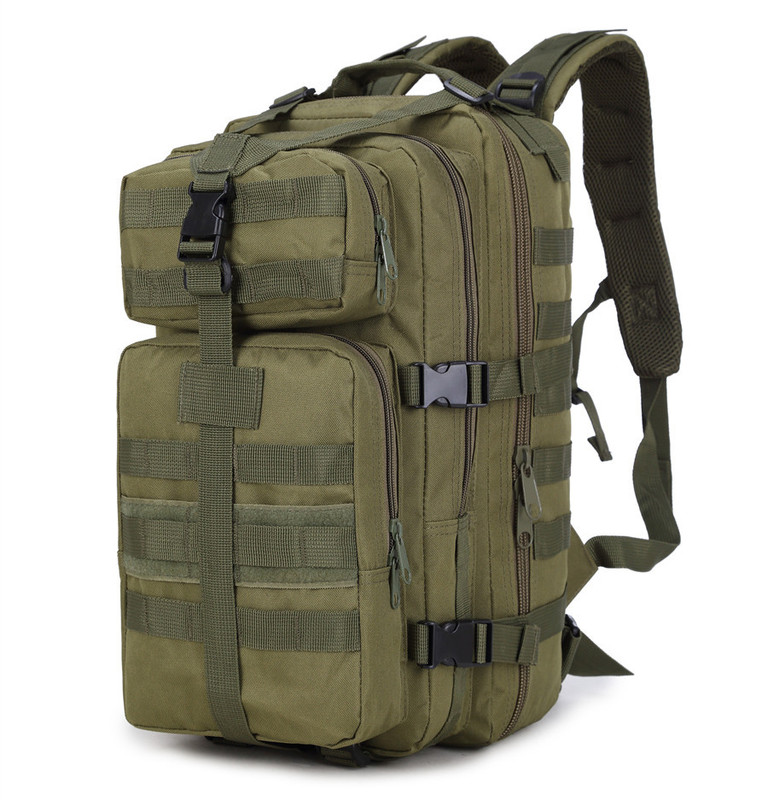 ミディアム 3p 戦術的なバックパック屋外ダブルショルダー登山迷彩バッグ 35l 軍事ファン Cs 迷彩ギア|undefined