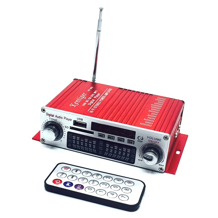 HY602 motorcycle car small power amplifier 12V Card power amplifier Radio high power
