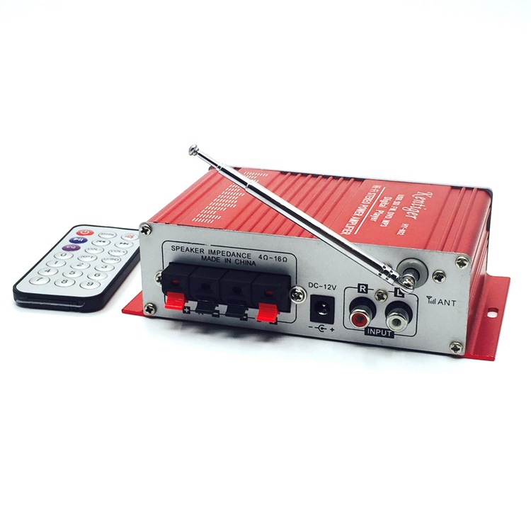HY602 motorcycle car small power amplifier 12V Card power amplifier Radio high power
