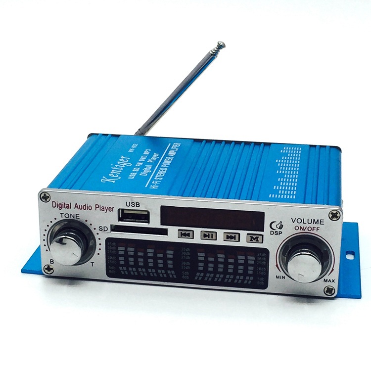 HY602 motorcycle car small power amplifier 12V Card power amplifier Radio high power