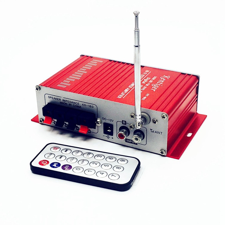 HY602 motorcycle car small power amplifier 12V Card power amplifier Radio high power