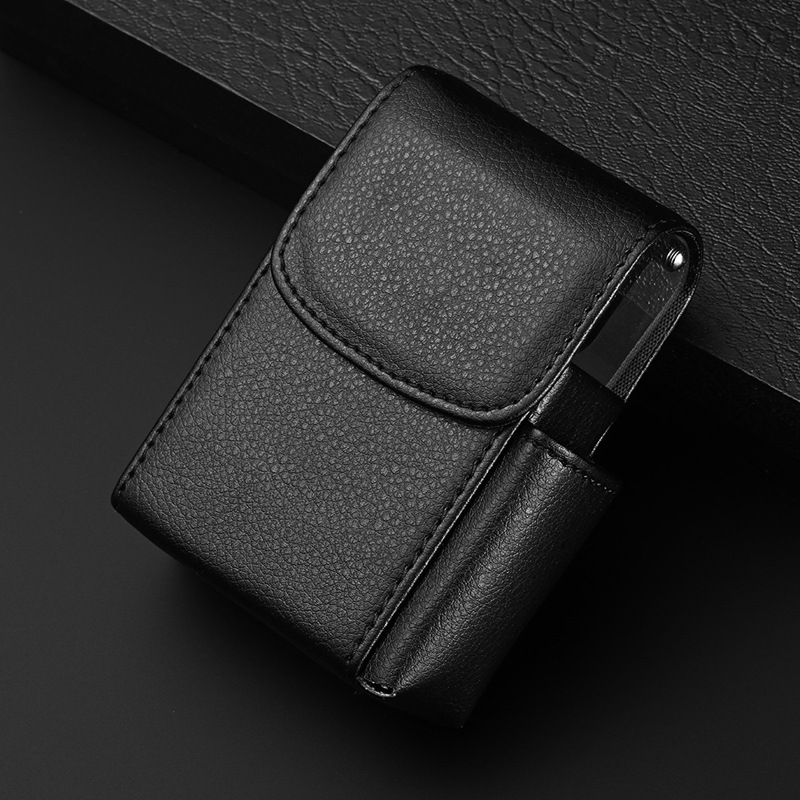 Wholesale crocodile leather with lighter cigarette bag creative increase business card case a box of cigarette packaging cigarette case