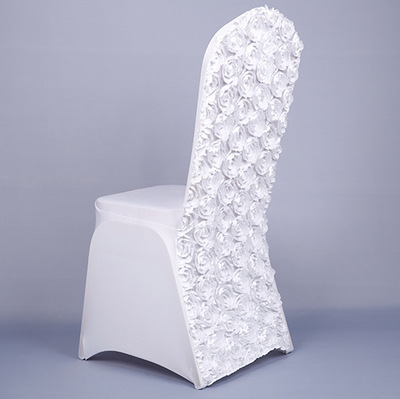 Explosive multi-color rose chair cover wedding wedding banquet chair cover wedding decorations wholesale chair cover