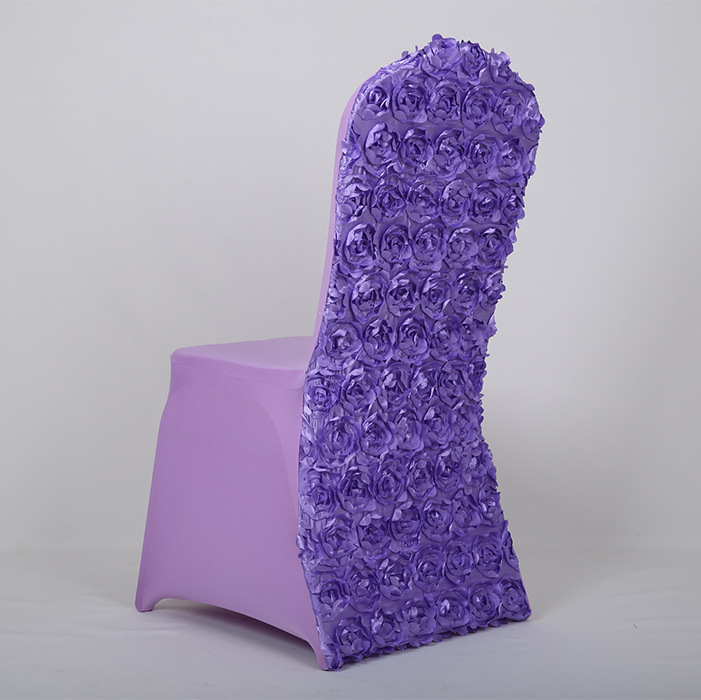 Explosive multi-color rose chair cover wedding wedding banquet chair cover wedding decorations wholesale chair cover