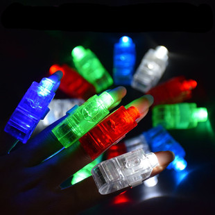 Colorful finger light/luminous toy LED finger laser light ring light luminous ring